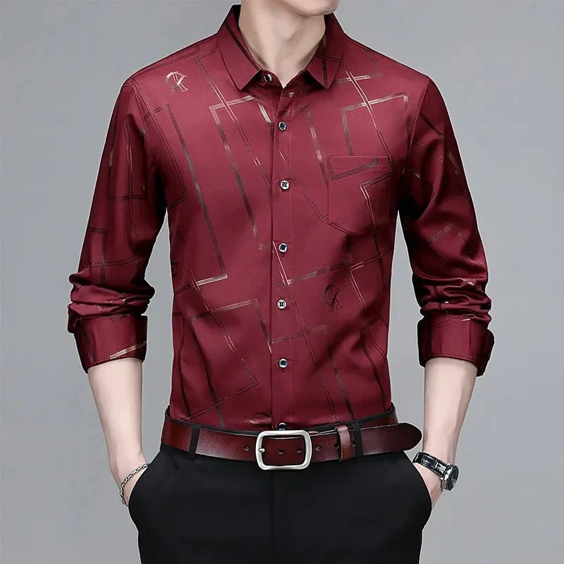 Men's  Long Sleeved Shirt