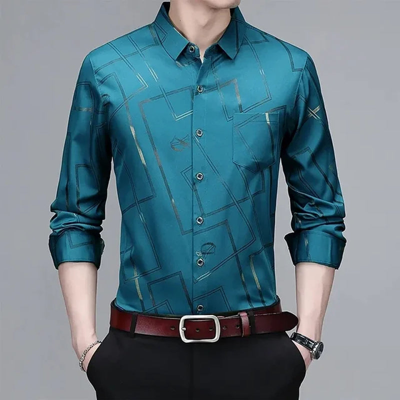 Men's  Long Sleeved Shirt