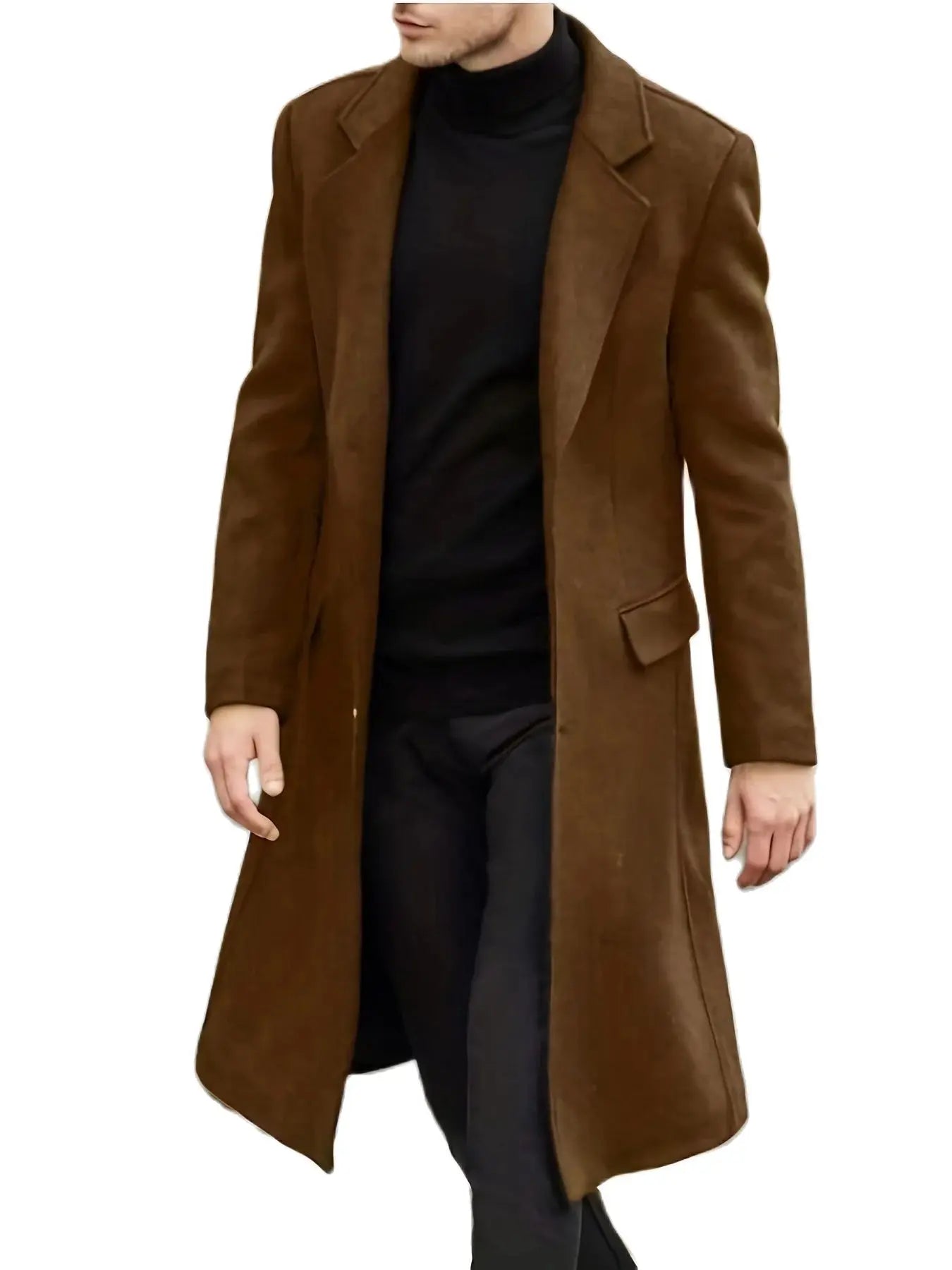 2024 New Men's Woollen Coat 