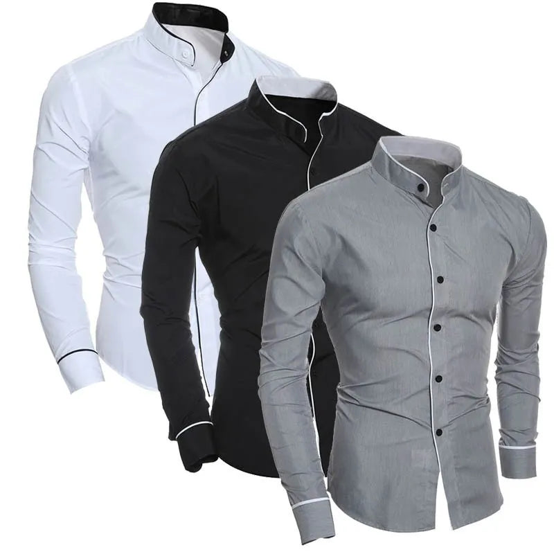 Casual Slim Fit Long Sleeve Shirt