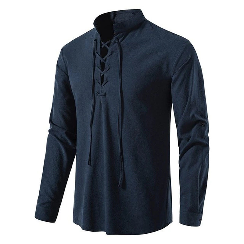 New Men's Casual  Linen Shirt 