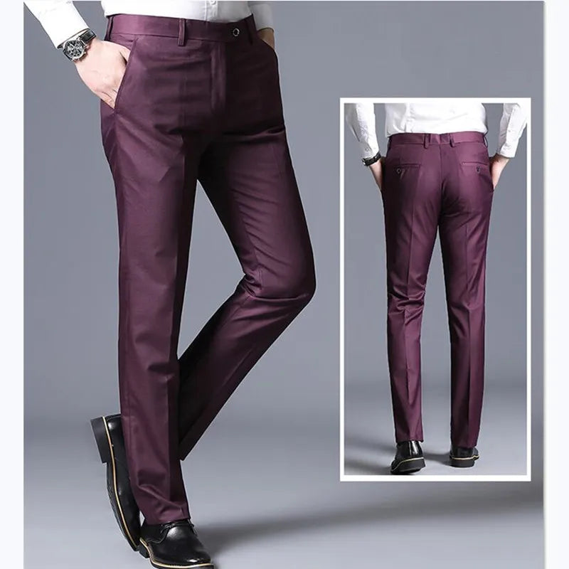 Straight Business Office Trousers 