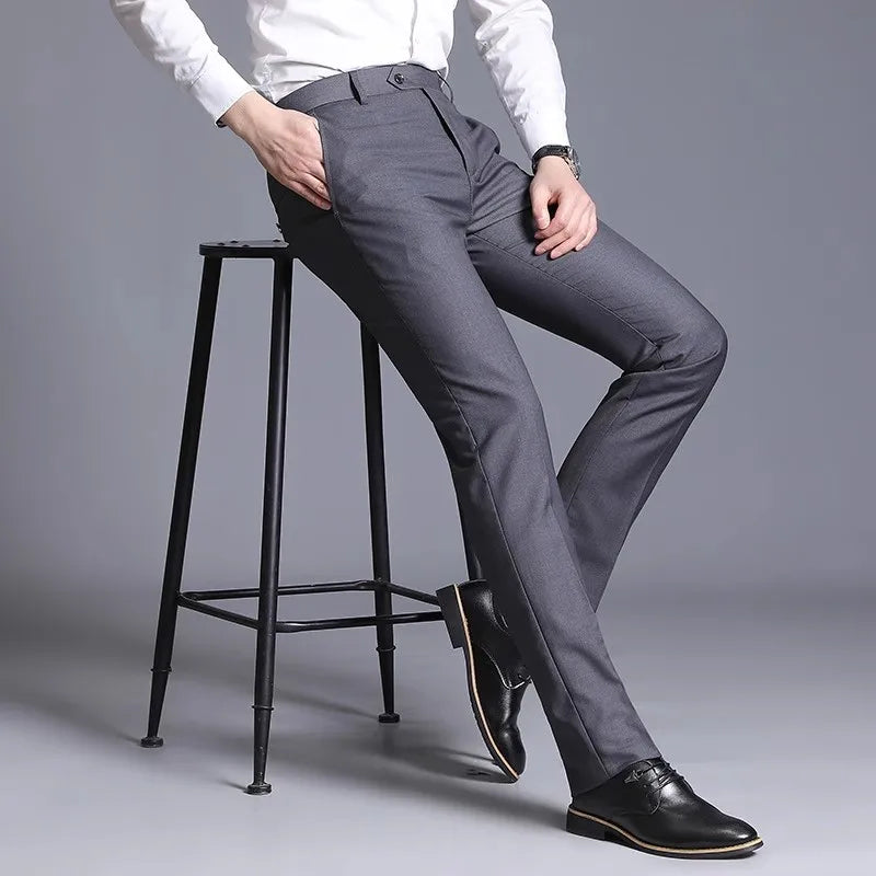 Straight Business Office Trousers 