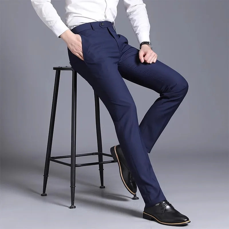 Straight Business Office Trousers 