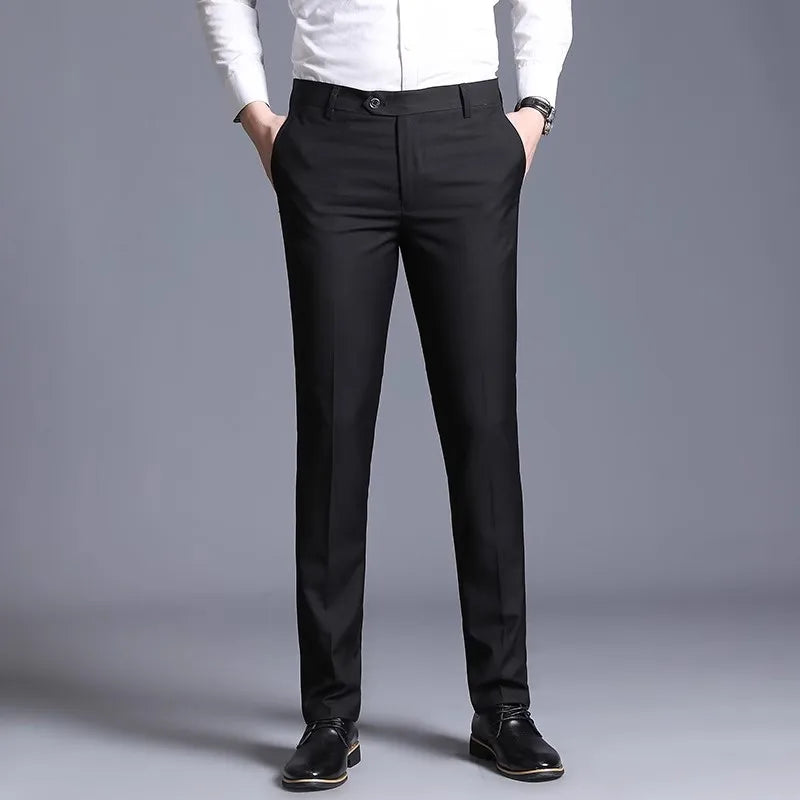 Straight Business Office Trousers 